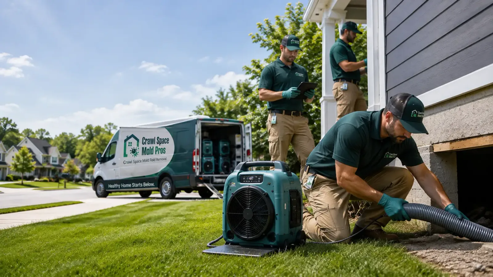 Crawl Space Mold Removal in Vining, MN